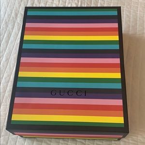 Gucci Rare Collectable Rainbow Box w Tissue
